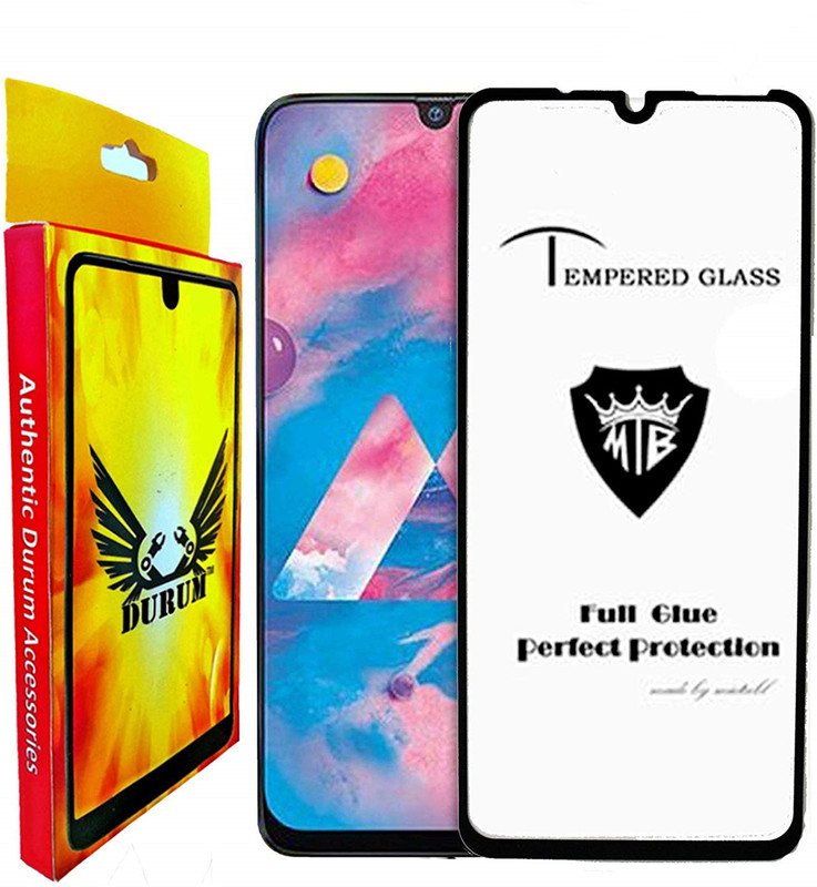 durum Edge To Edge Tempered Glass for Samsung Galaxy M30(Pack of 1)