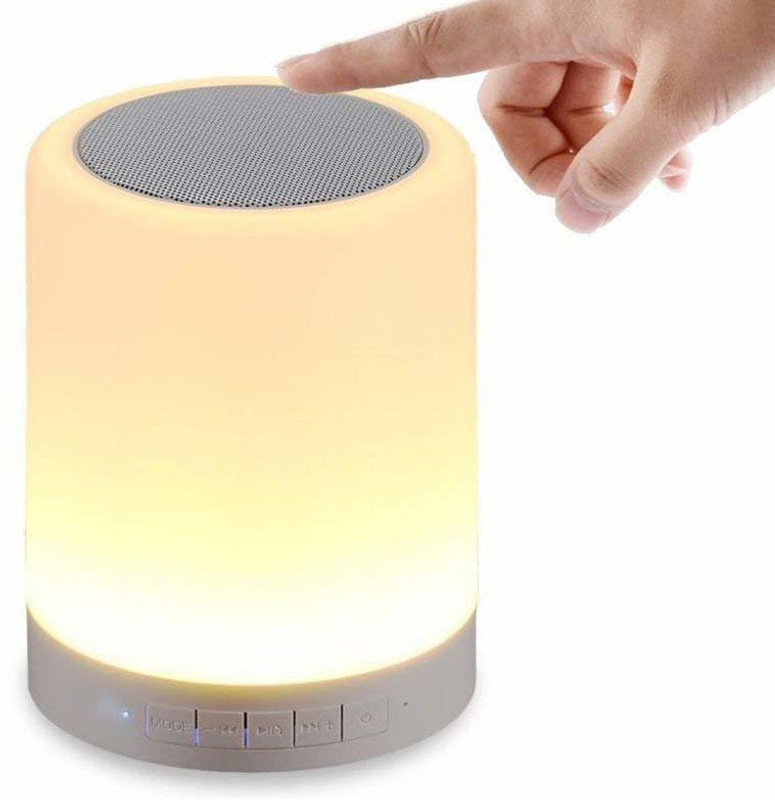 woos CL 671 Wireless Bluetooth Touch Lamp Portable Speaker 3 W Bluetooth  Speaker(White, 2.1 Channel)