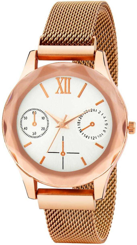 watchsales Fashion Luxury Watch Collection Gold Plated Charm Bracelet for Women Analog Watch  - For Women