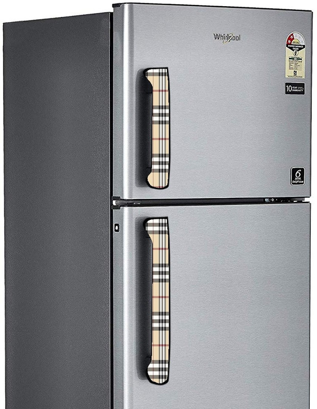 parasar Refrigerator Handle  Cover(Yellow, Black)