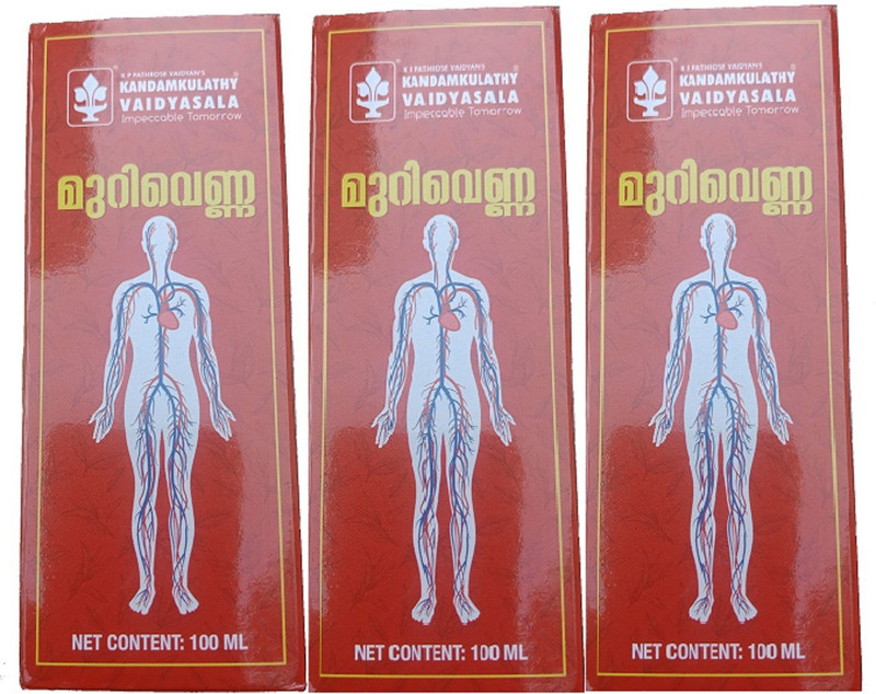kandamkulathy MURIVENNA 100ml X 3nos Liquid(300 ml)