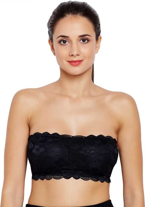 our rituals Women Tube Lightly Padded Bra(Black)