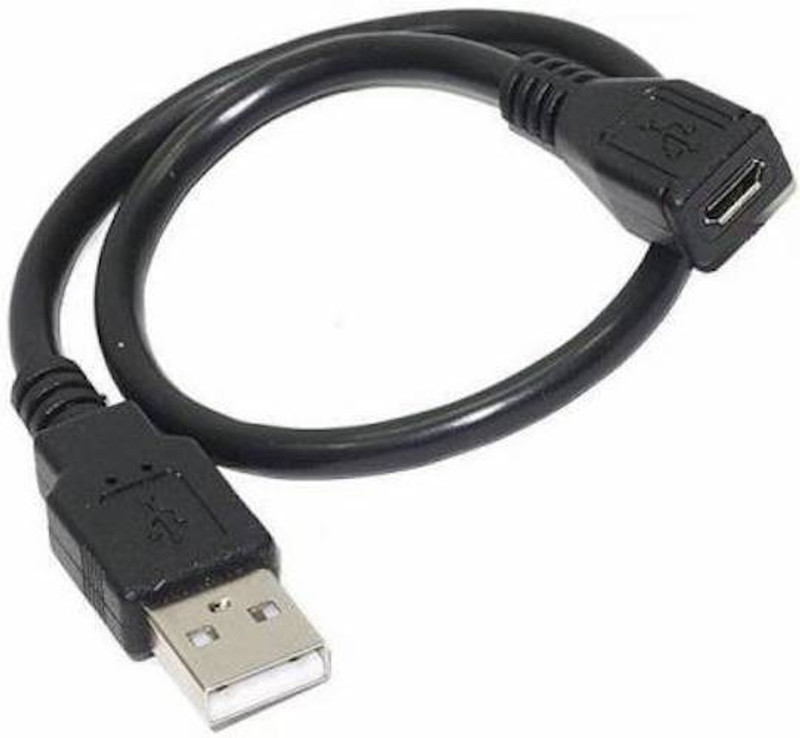 Dhriyag Micro Usb Female To Usb Male Cable Morpho 1300 E2 E3 0 1 M Otg Cable Compatible With Morpho 1300 E2 E3 Black One Cable Buy Online In Aruba Dhriyag Products In Aruba