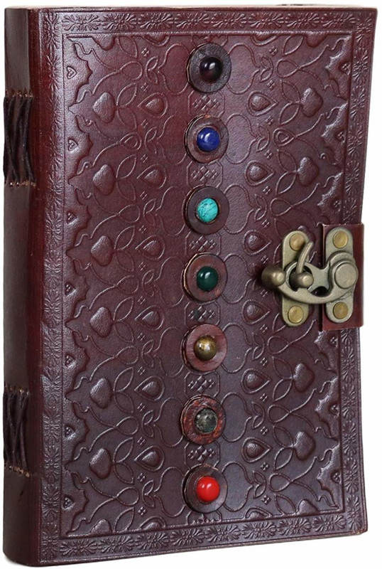 alcraft A5 Planner/Organizer(Seven Stone Chakra, 8x6, Brown)