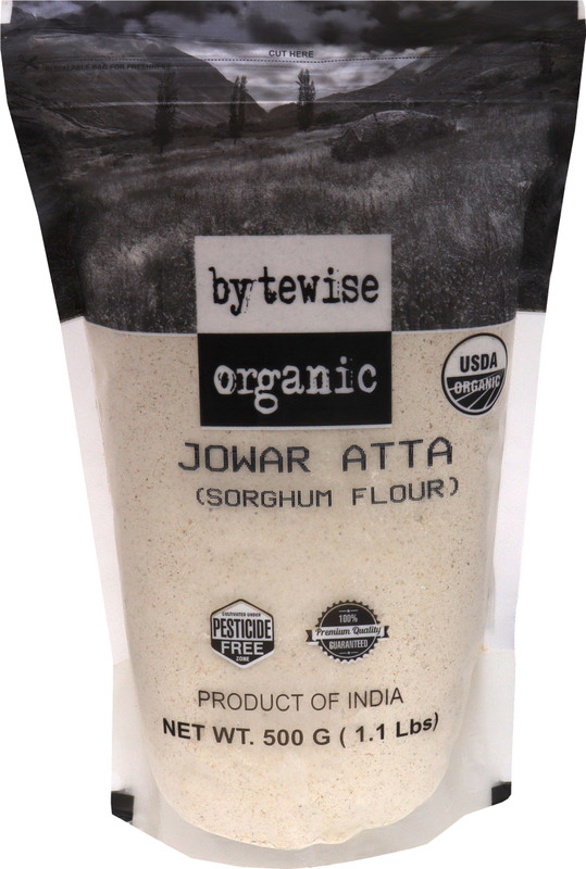 bytewise organic Jowar Atta / Sorghum Millet Flour(500 g)