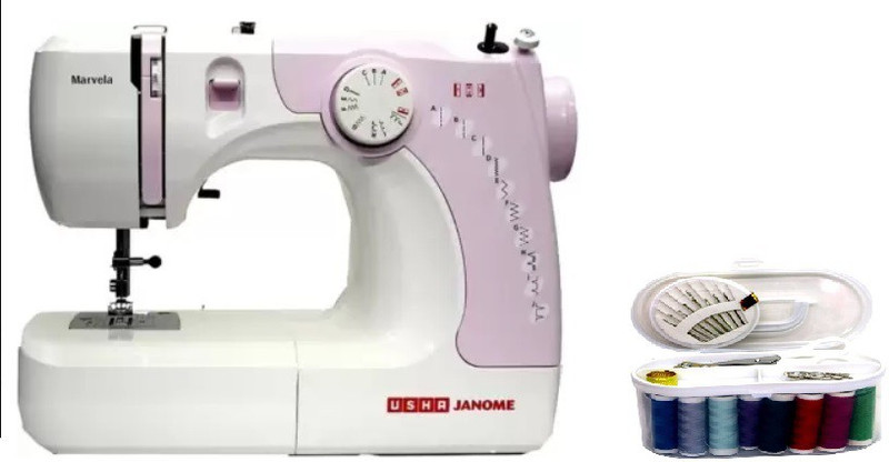 Usha MARVELA SEWING AND EMBROIDERY MACHINE WITH SEWING KIT Electric Sewing Machine( Built-in Stitches 14)