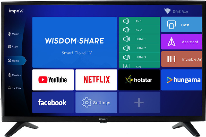 Impex 80cm (32 inch) HD Ready LED Smart Android TV(IXG 32 Smart) Impex 80cm (32 inch) HD Ready LED Smart Android TV(IXG 32 Smart)