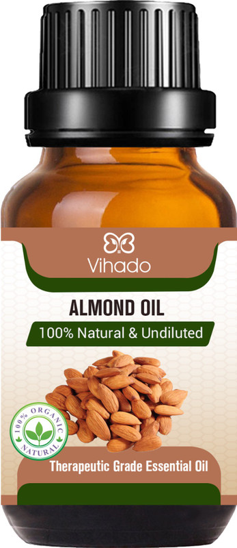 vihado Best Pure Sweet Almond Coldpressed Oil For Hair And Skin (30 ml) (Pack of 1) Hair Oil(30 ml)