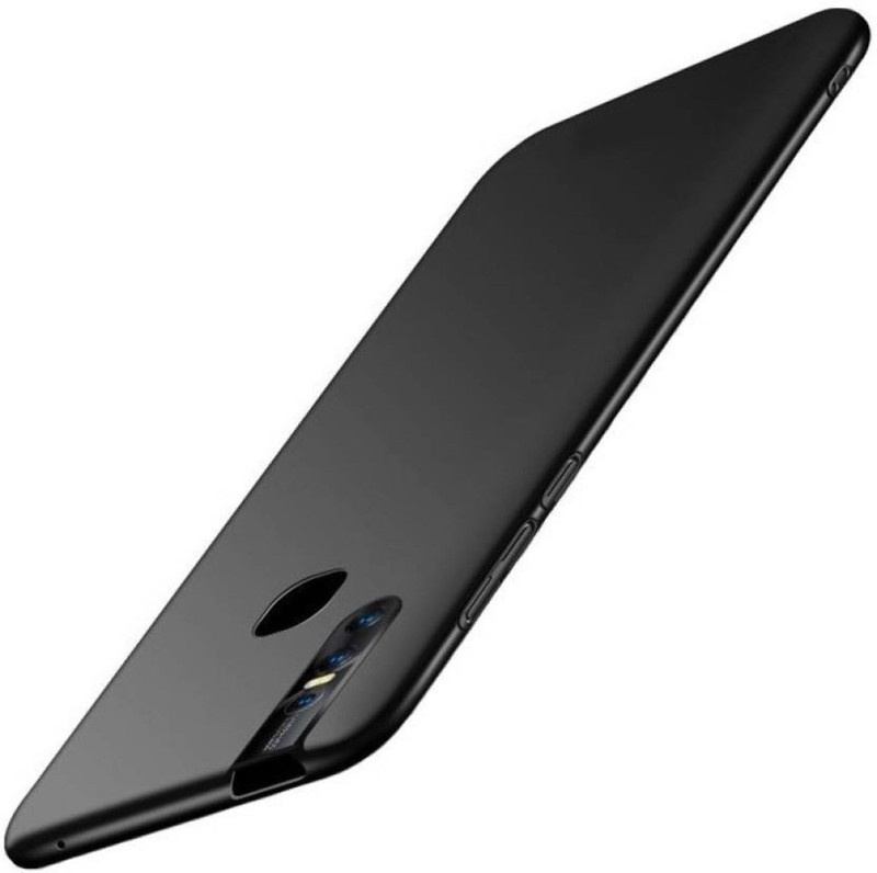 faybey Back Cover for Vivo V15(Black, Shock Proof, Silicon)