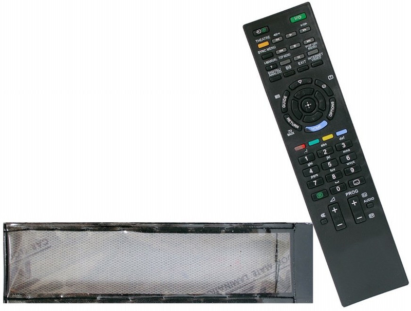 LUNAGARIYA Pouch for Cover for IN DIGITAL REMOTE(Black, Transparent, Anti-radiation, Artificial Leather)