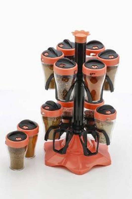 haiko spice rack 12 Piece Spice Set(Plastic)