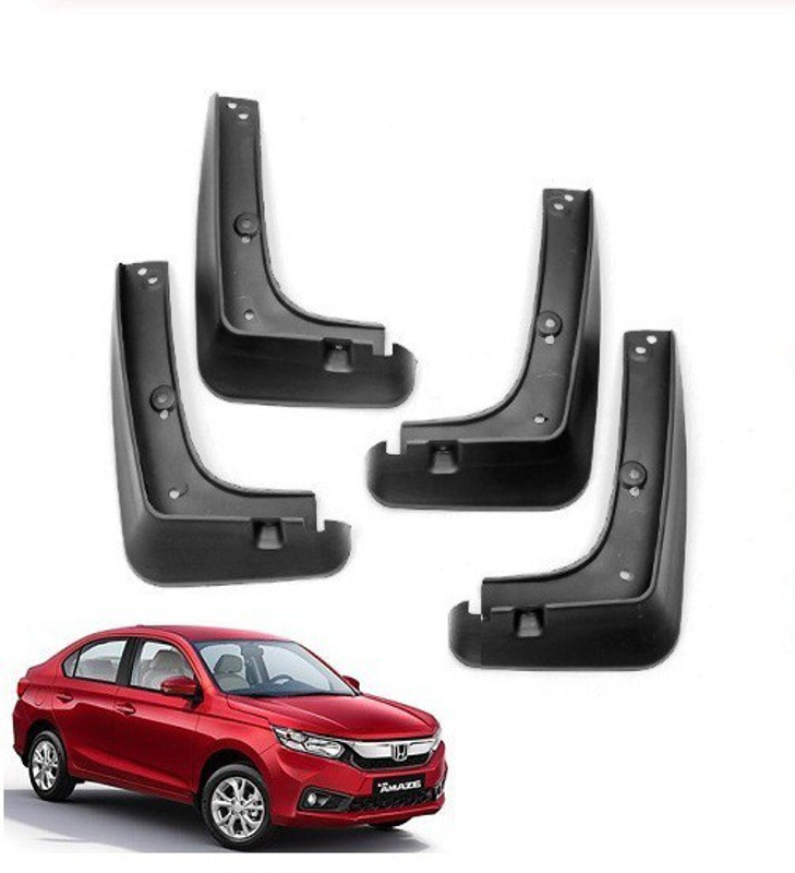 ok tested Front Mud Guard, Rear Mud Guard For Honda Amaze 2019(Black)