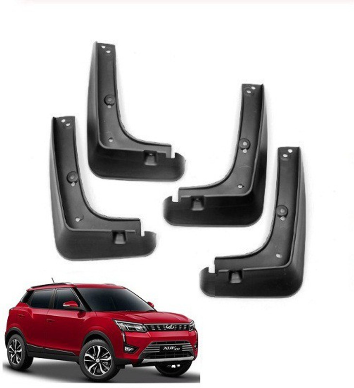ok tested Front Mud Guard, Rear Mud Guard For Mahindra XUV 300 2019(Black)