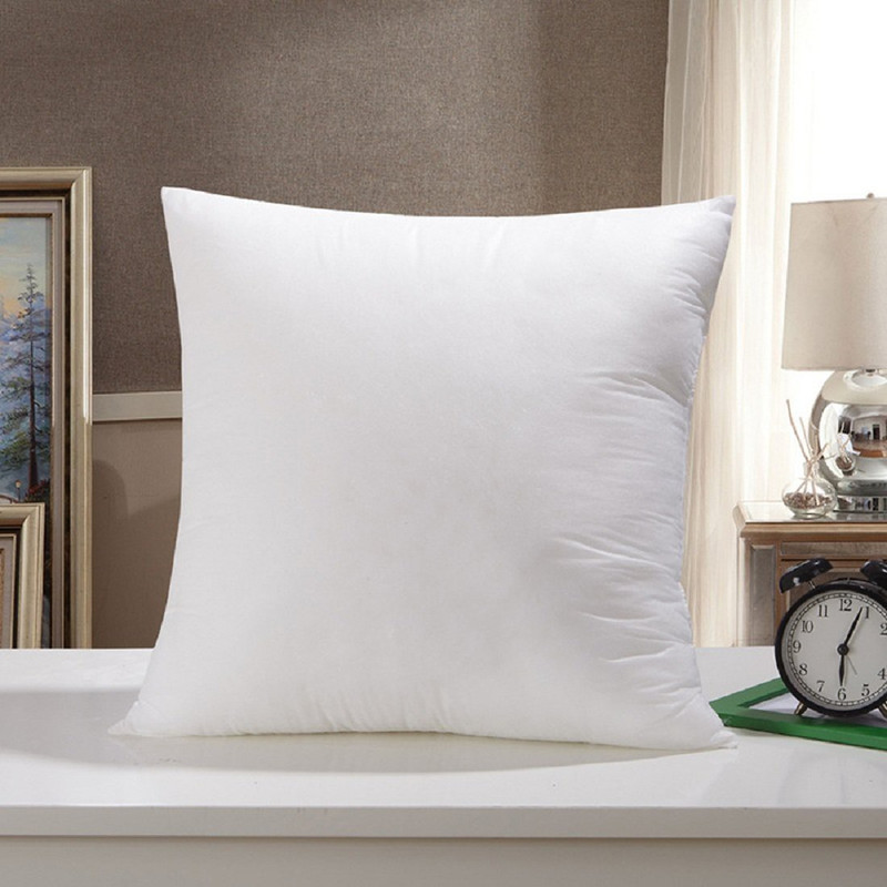 fiona creations fiona creations Microfibre Cushion Fillers Pillow 12 x 12 inch 30 x30 cm - (Pack of 5) Microfibre Solid Cushion Pack of 5(White)