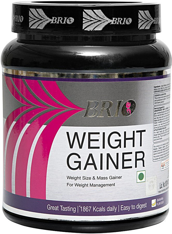 Brio Wellness QED Weight Gainer - Banana (500 g) Starter Pack Weight Gainers/Mass Gainers(500 g, Banana)