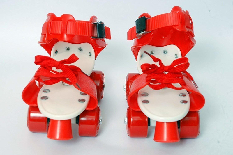 world of needs WON SKATES In-line Kids Size  3 UK - 6 UK(Adjustable, Beginner, Red)