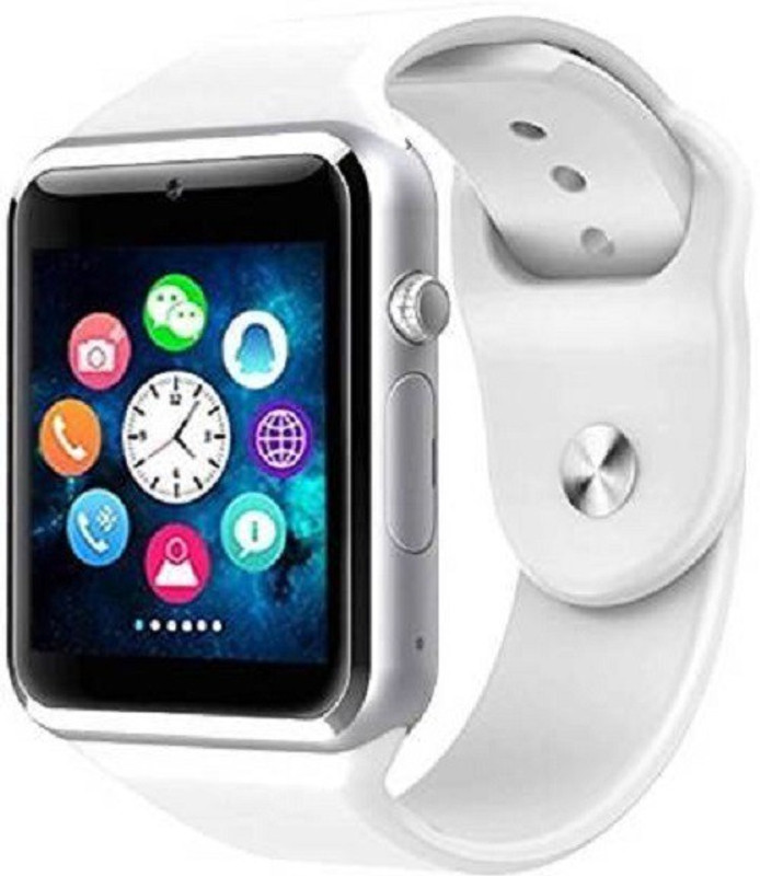 mobifox A1 CALLING SMART WATCH 4G WHITE Smartwatch(White Strap FREE)