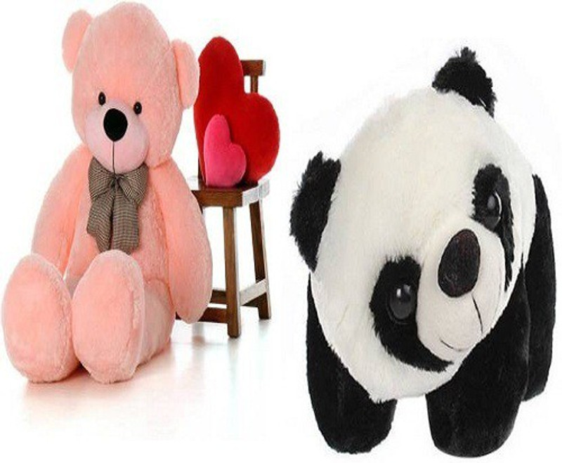 teddy toy teedytoy 6 FEET comobo offer feet cream teddy bear  - 180.2 cm(Pink)