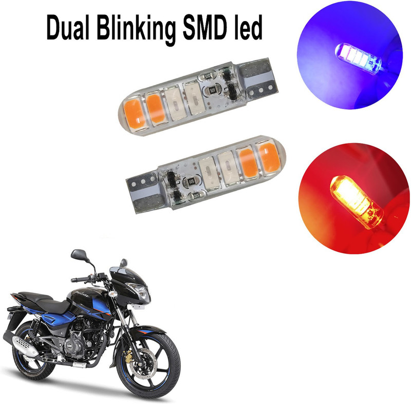Vagary Colorful Blinking Parking Light 106 Parking Light Car, Motorbike LED for Bajaj (12 V, 5 W)(Pulsar 150 DTS-i, Pack of 2)