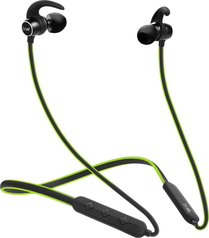 boAt Rockerz 255F Bluetooth Headset with Mic(Neon, In the Ear)
