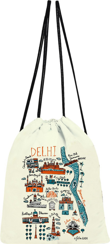 shree saavi Delhi Drawstring bag 5 L Backpack(Multicolor)