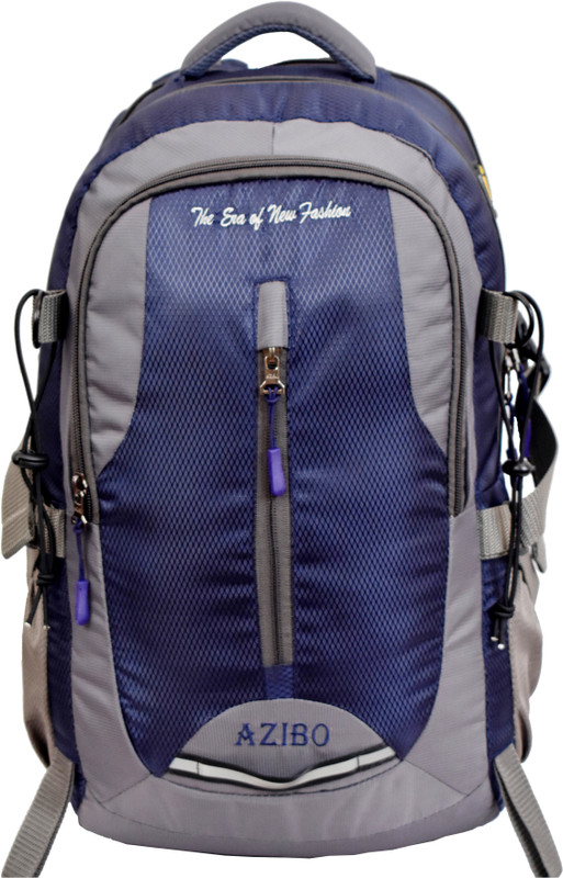 azibo College/School/ Office/Trekking/Camping/Travel Backpack Rucksack (35 Ltrs.) 35 L Laptop Backpack(Blue, Grey)