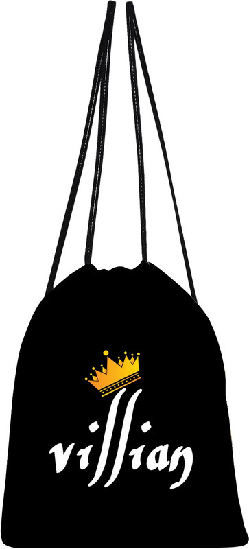 shree saavi Villian Drawstring bag 5 L Backpack(Black)