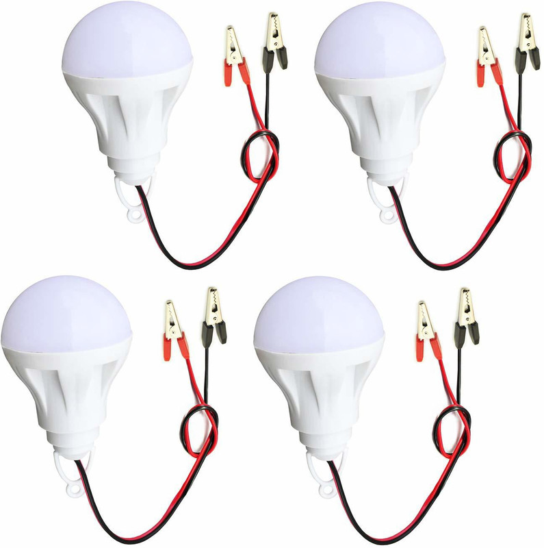 ambert 5 W Round 2 Pin LED Bulb(White, Pack of 4)