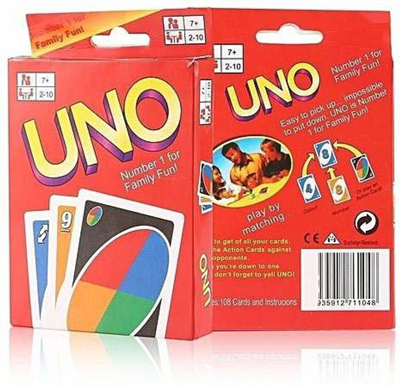 hinik Uno family Playing Card Game(Multicolor)