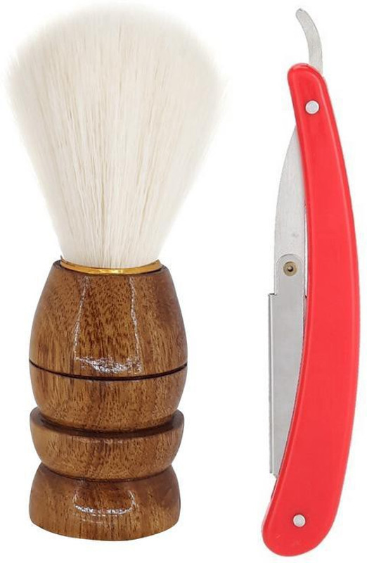 Angel Infinite Classic Straight Razor and Shaving Brush(2 Items in the set)