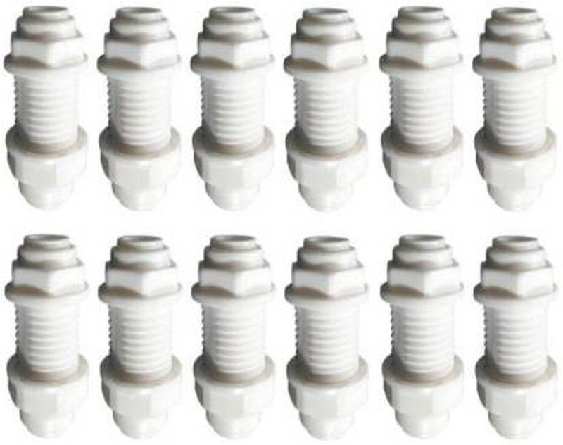 royal tech Bulk Head Union Body Jointer 1/4 inch (pack of 12) Hose Connector