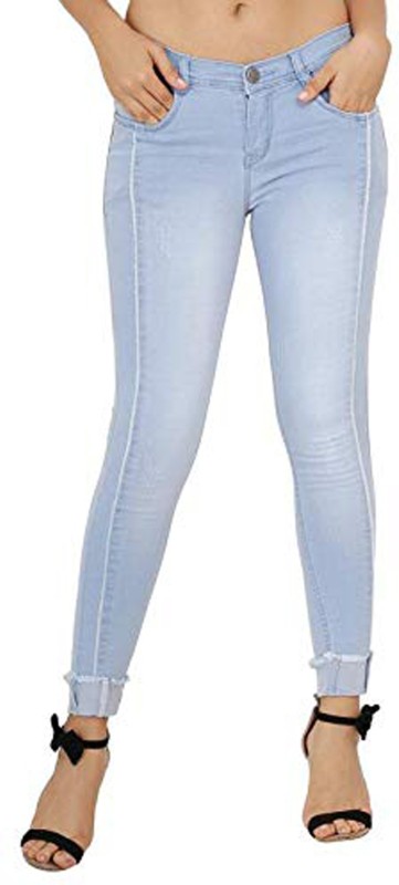 LUXSIS Skinny Women's Light Blue Jeans