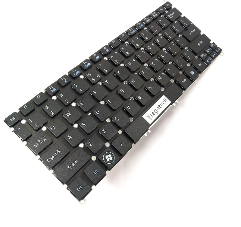 Regatech 756-2868, ONE 756-2874, ONE 756-2886 Internal Laptop-size Laptop Keyboard Compatible with Desktop, Laptop, Mac(Black)