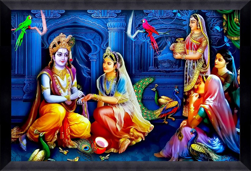 Radha krishna hot sale photo frame