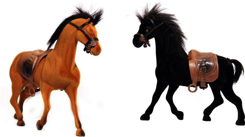 black horse toy