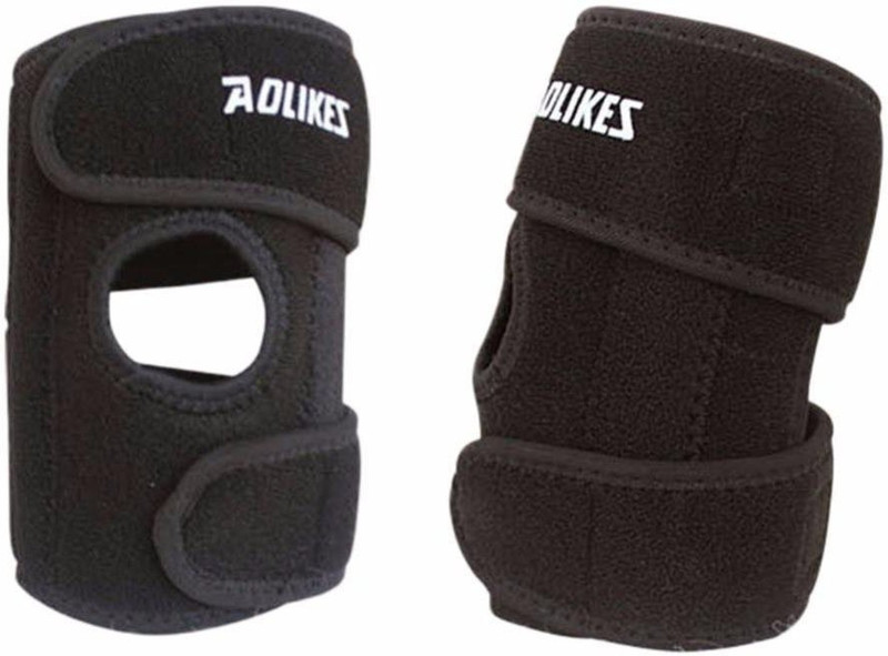 chekido Adjustable Neoprene Elbow Brace Wrap Protect Arm Support Elbow Support(Black)