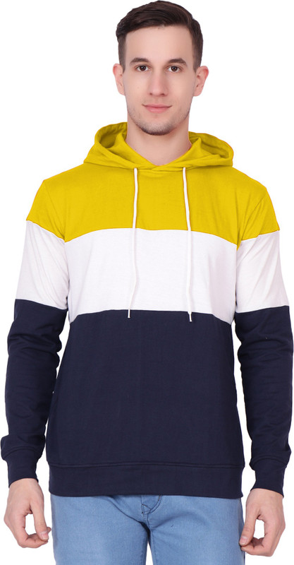 era style Full Sleeve Color Block Men Sweatshirt