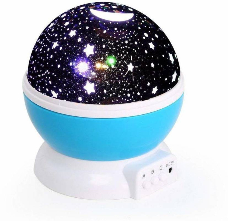 shoppozone Star Master Plastic Starry Sky Projector USB Wire Night Lamp Table Lamp(14.7 cm, Multicolor)
