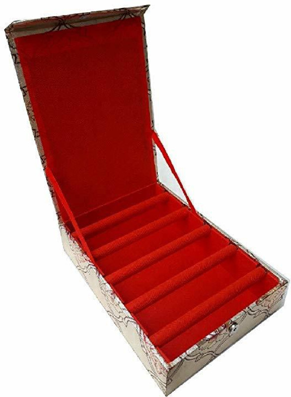 mp craft Rod Bangle Box Jewellery Vanity Box bangle box Vanity Box(golden)