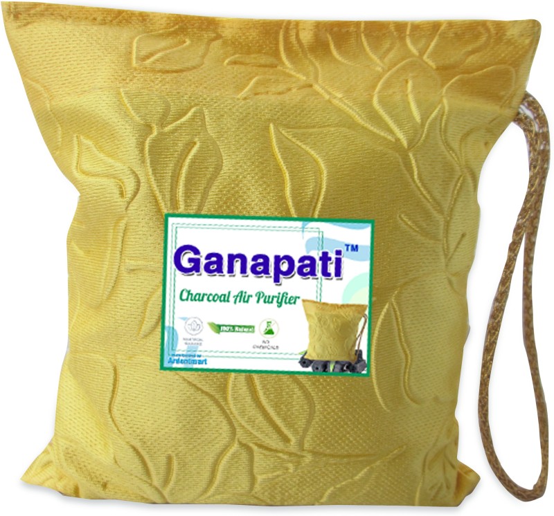 Ganapati Charcoal Air Purifying Bag Natural 100% Activated Charcoal, Portable Room Air Purifier(Yellow)