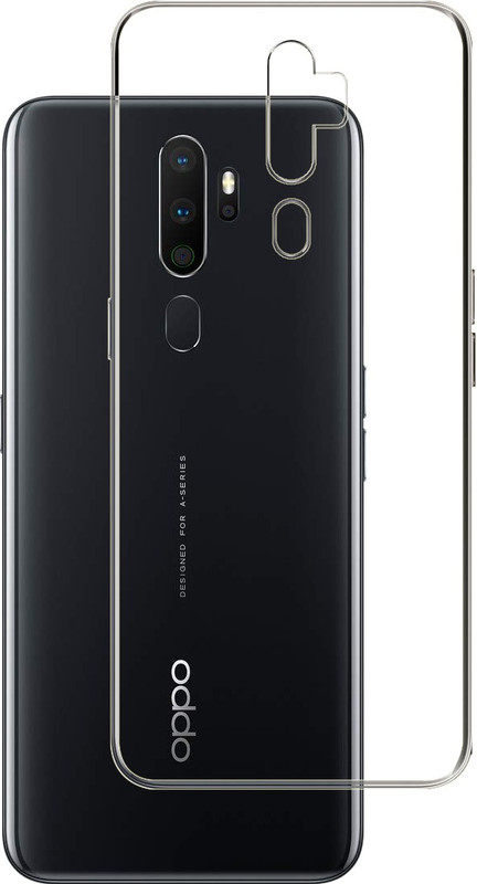 mitvaa Back Cover for Oppo A9 2020(Transparent, Dual Protection, Silicon)