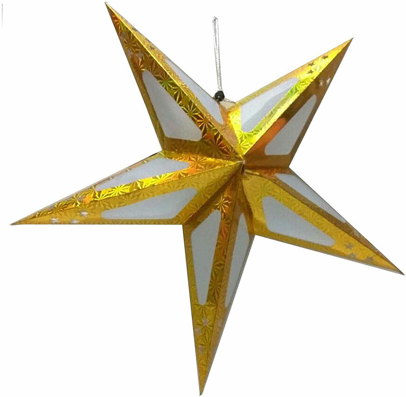playworldonline Yellow Star Paper Lantern - 10 g