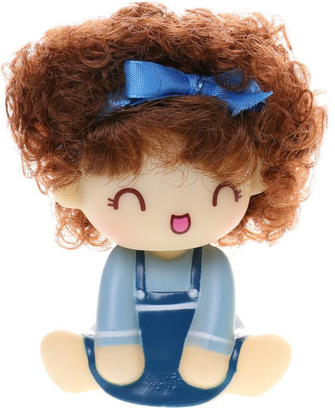 jutek Shaking Head Doll Girl(Blue)