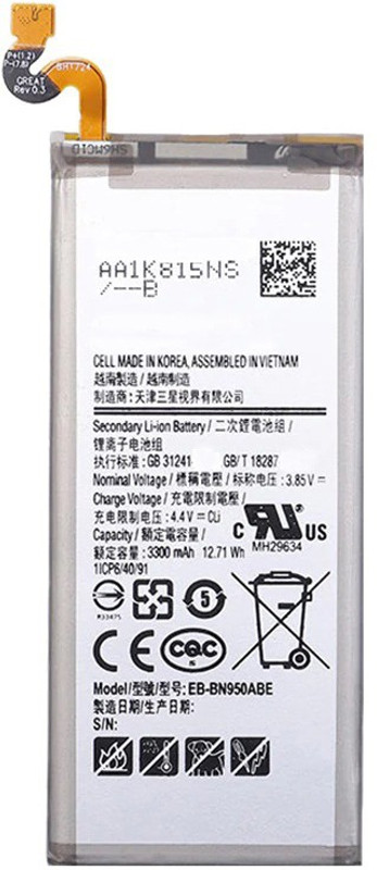 thinkme Mobile Battery For Samsung Galaxy Note 8 N950 N950F N950U N950N-3300mAh