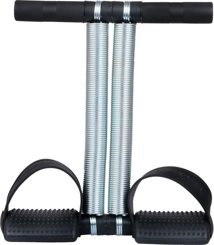 Aadhya Men and Women's Double Spring Tummy Trimmer Abdominal Exerciser Color Black Ab Exerciser(Black)