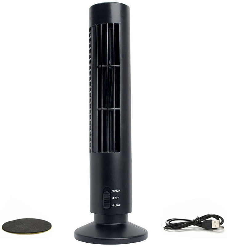Dishykooker Mini Air Condition Fan Desk Cooling Tower Tower Air Cooler(Black, 0 Litres)