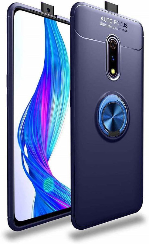 umravatiya Back Cover for Dual Layer Armor Defender Full Body Protective Back Case Cover Designed for Realme X/Oppo K3(blue)