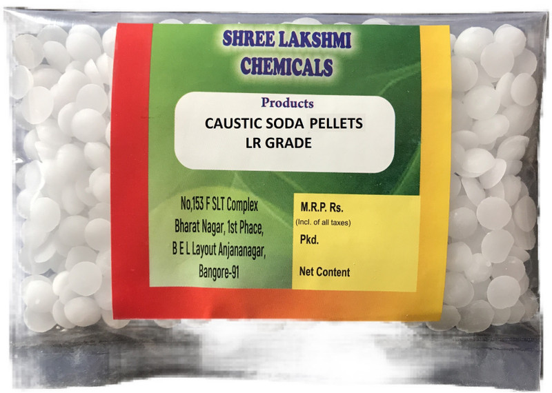 slchem SODIUM HYDROXIDE LR GRADE 100 GRAMS Crystal Drain Opener(100 g)