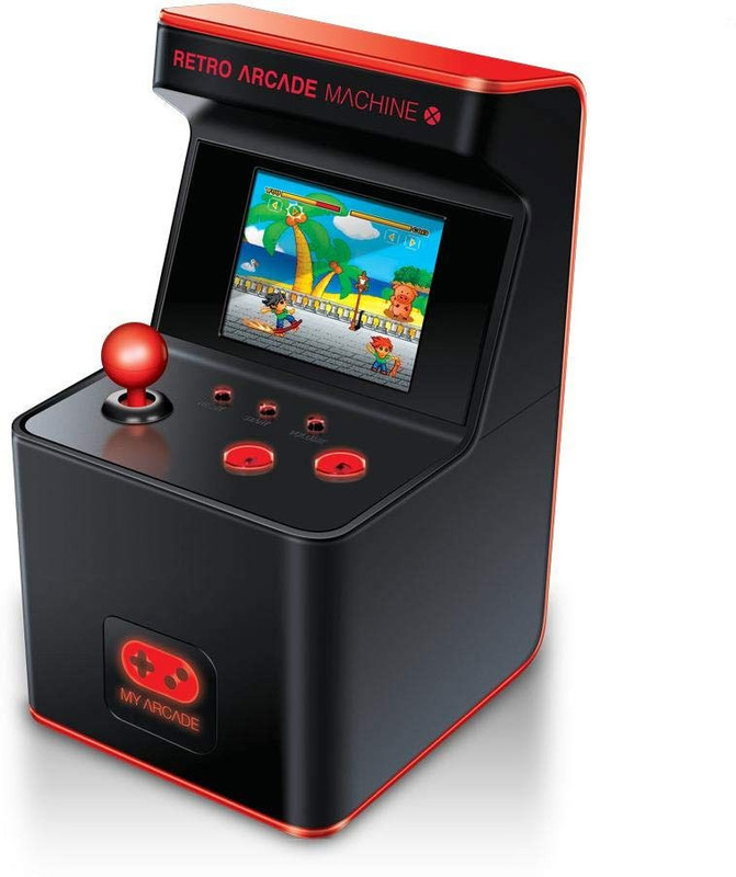 YODNSO Portable Video Machine Game 16-Bit My Arcade 300 Games Cabinet NA GB with Sports, Puzzle, Adventure, Arcade, Racing, and 300 more built in Games(Black)