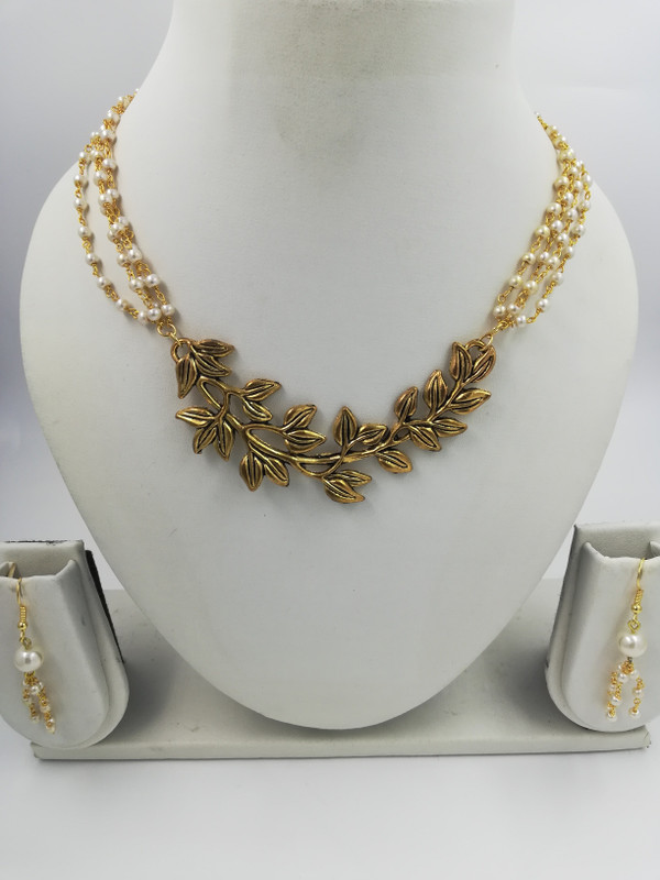 sugi fashions Brass Jewel Set(Copper)